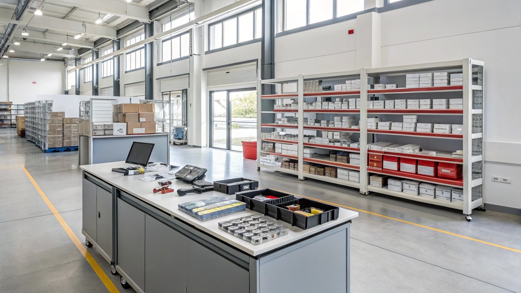 WRYSTA warehouse and quality control operations